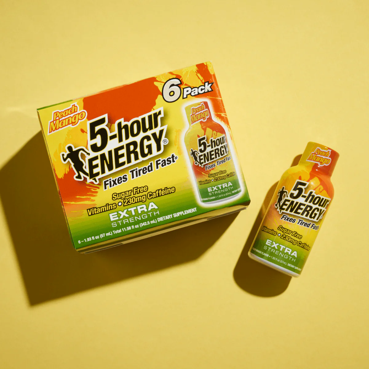 Peach Mango Flavor Extra Strength 5-hour ENERGY Shots - Image 8
