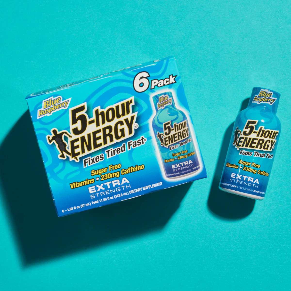 Blue Raspberry Flavor Extra Strength 5-hour ENERGY Shots - Image 9