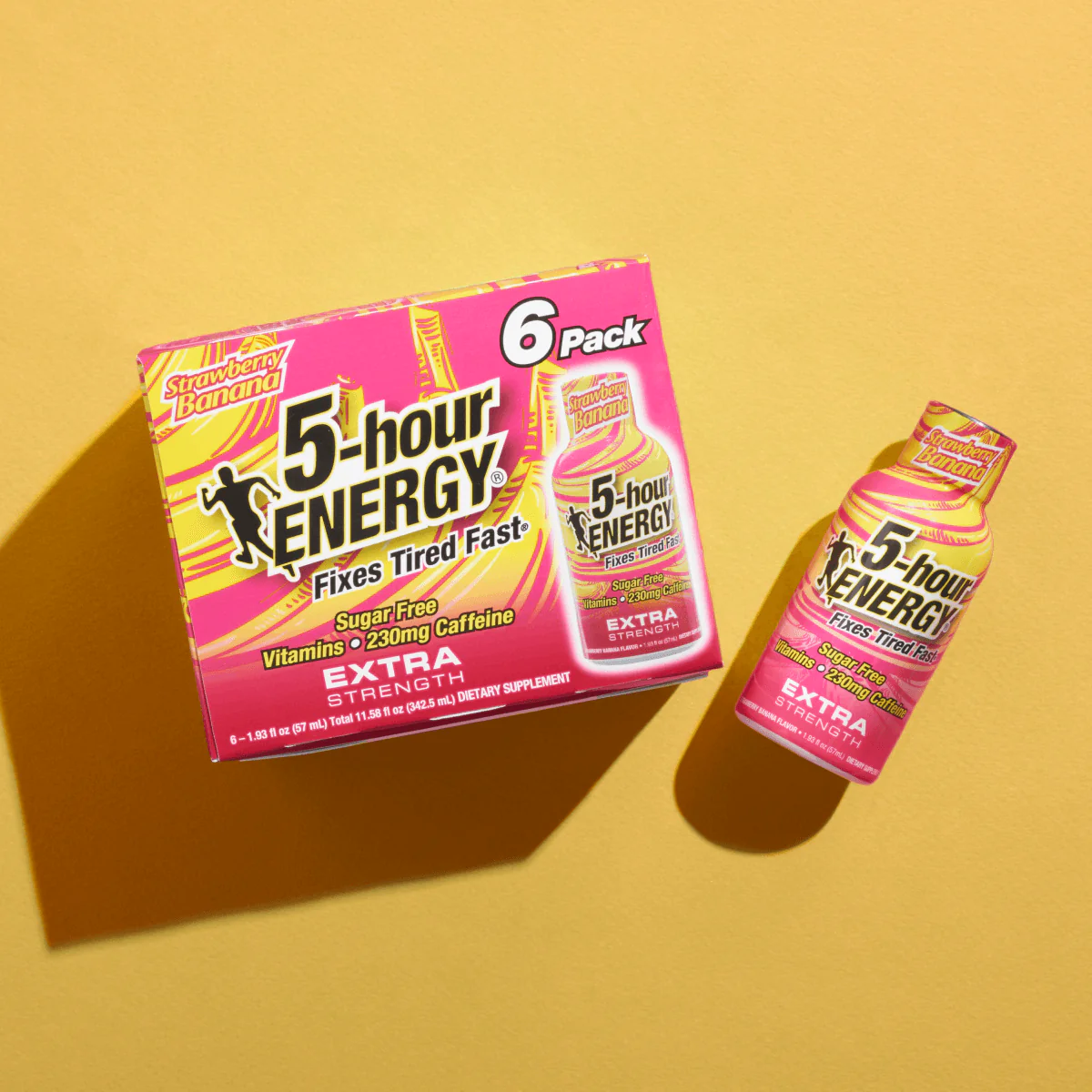 Strawberry Banana Flavor Extra Strength 5-hour ENERGY Shots - Image 10