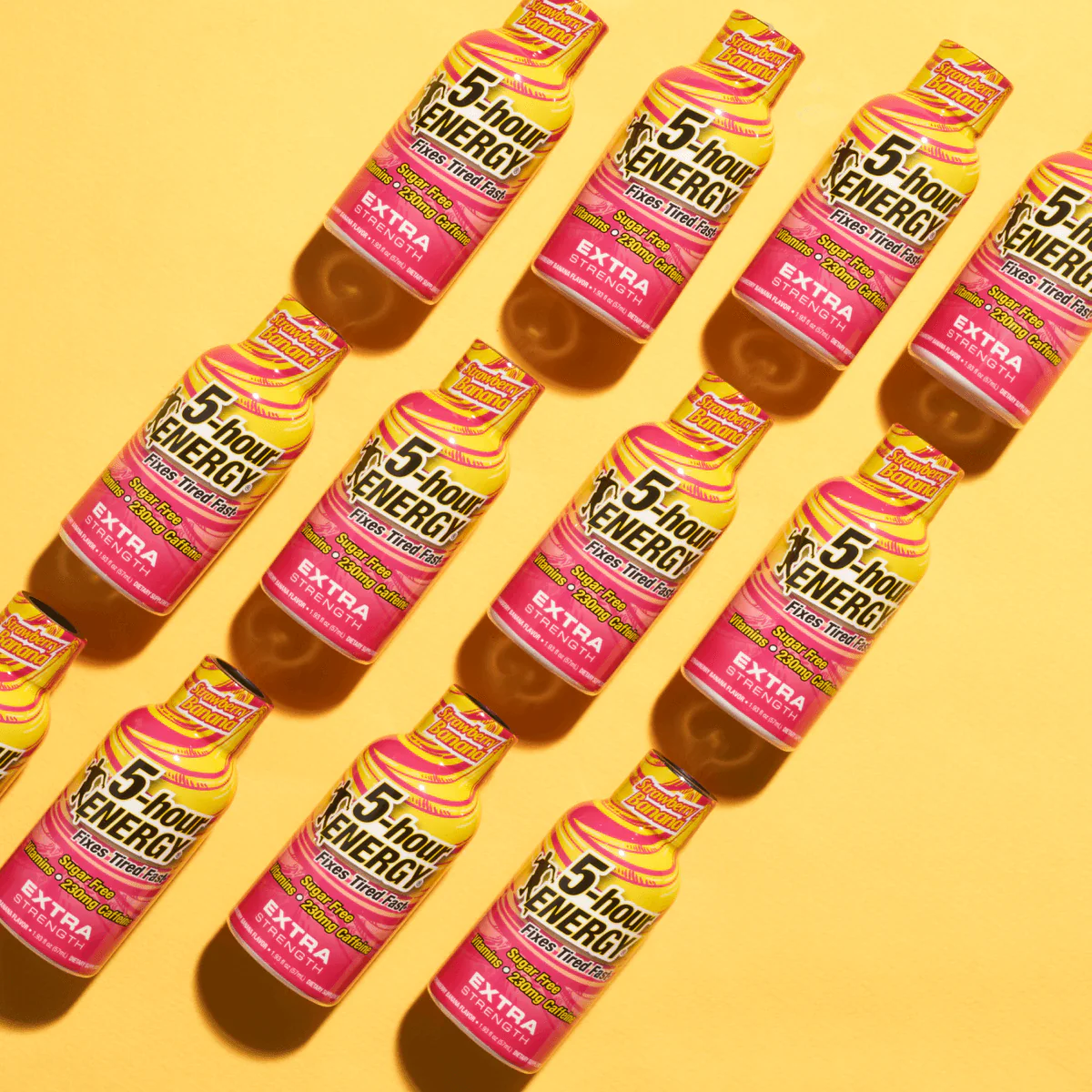 Strawberry Banana Flavor Extra Strength 5-hour ENERGY Shots - Image 4