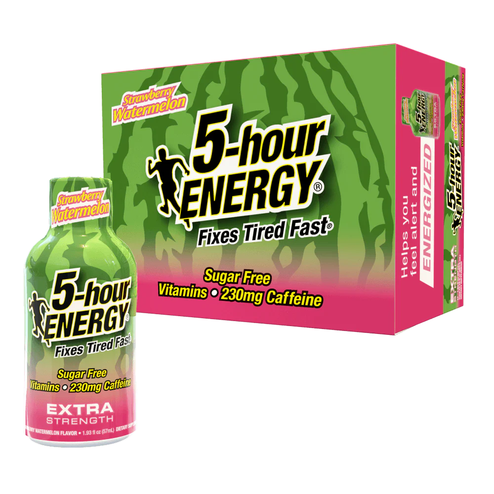 Strawberry Watermelon Flavor Extra Strength 5-hour ENERGY Shots - Image 7