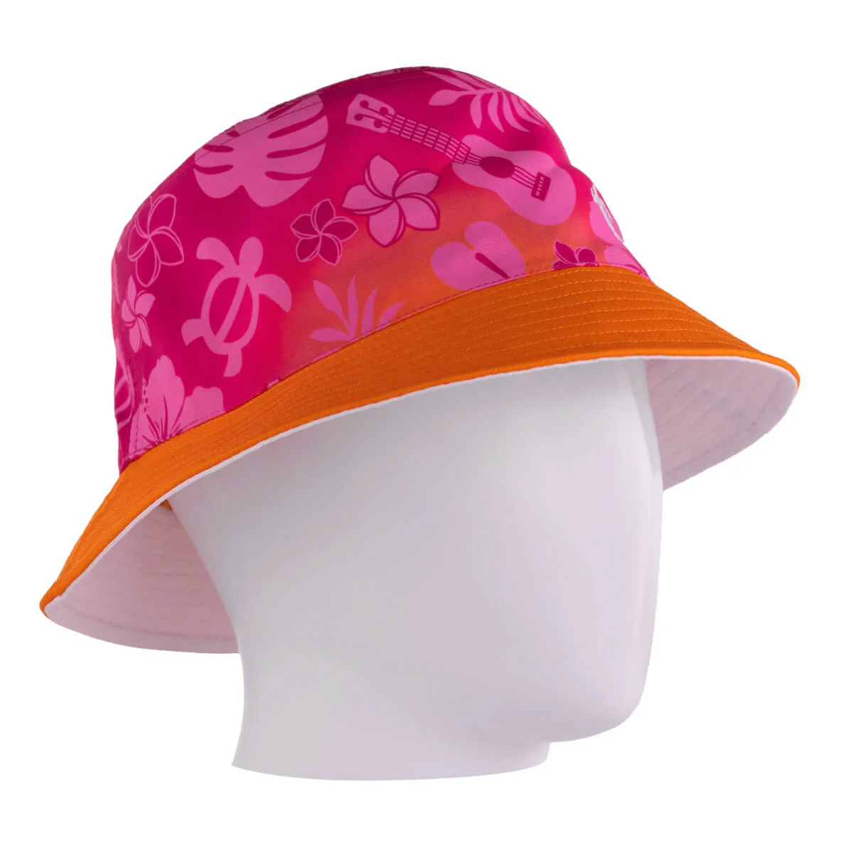 Hawaiian Breeze Bucket Hat with Running Man Logo - Reversible - Image 5